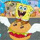 SpongeBob eats burgers