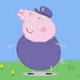 Grandpa Pig Puzzle Game