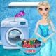 Elsa Washing Clothes