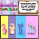 My Little Pony Colours Memory Game