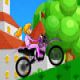 Peach Biker Game