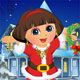 Dora Christmas Dressup Game