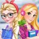 Elsa And Rapunzel College Girls