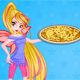 Winx Flora Cooking Poutine Pizza