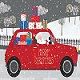 Christmas Taxi Jigsaw Game