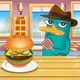 Perry Cooking American Hamburger