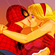 Spiderman and Elsa Kiss - Free  game