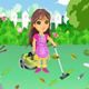 Dora Garden Clean Up Game