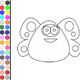 Color Butterfly Pou