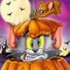 Tom and Jerry Halloween Puzzle Game